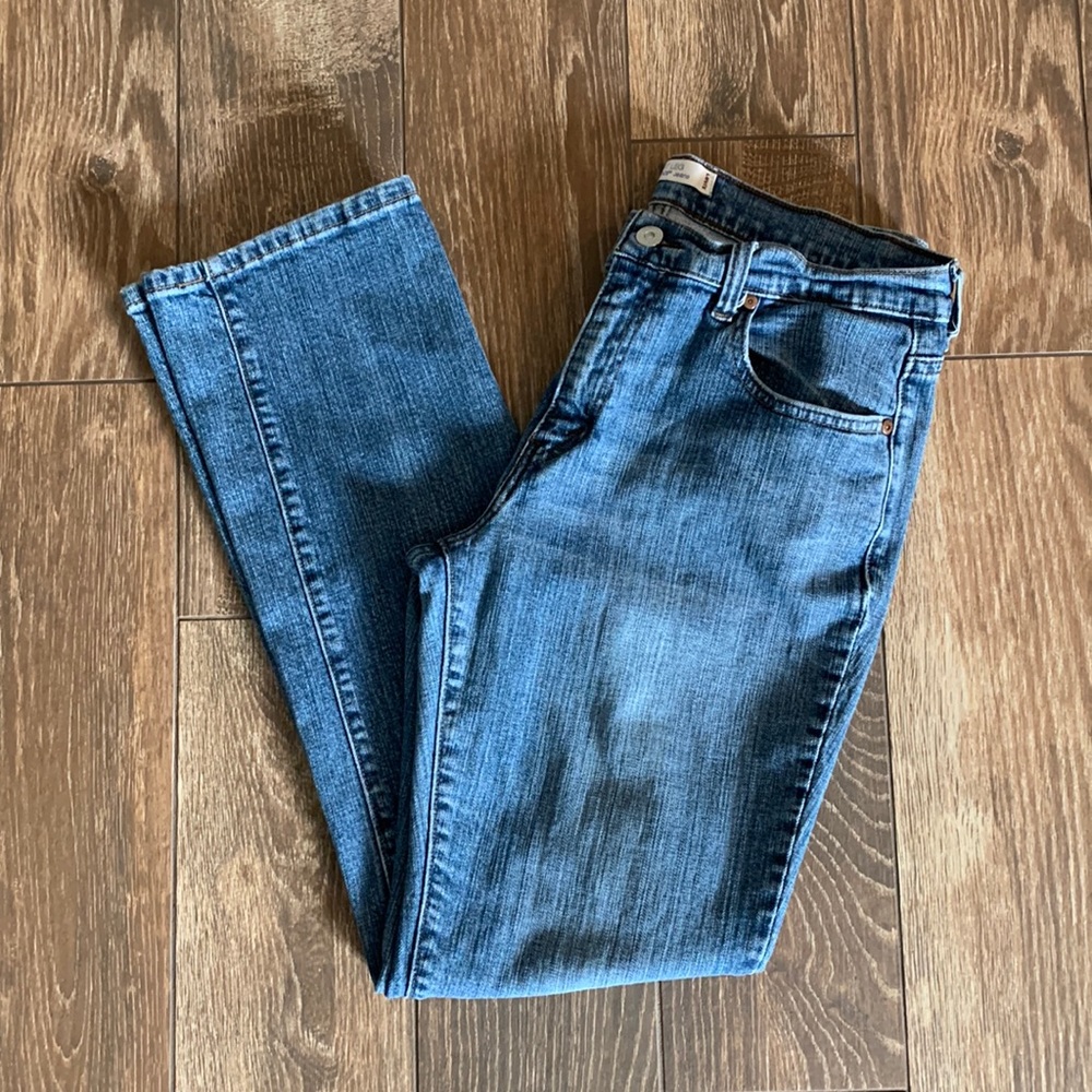 Levi's Blue Straight Leg Women's Jeans